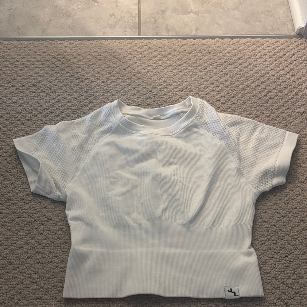 Kids' White Short Sleeve Tee